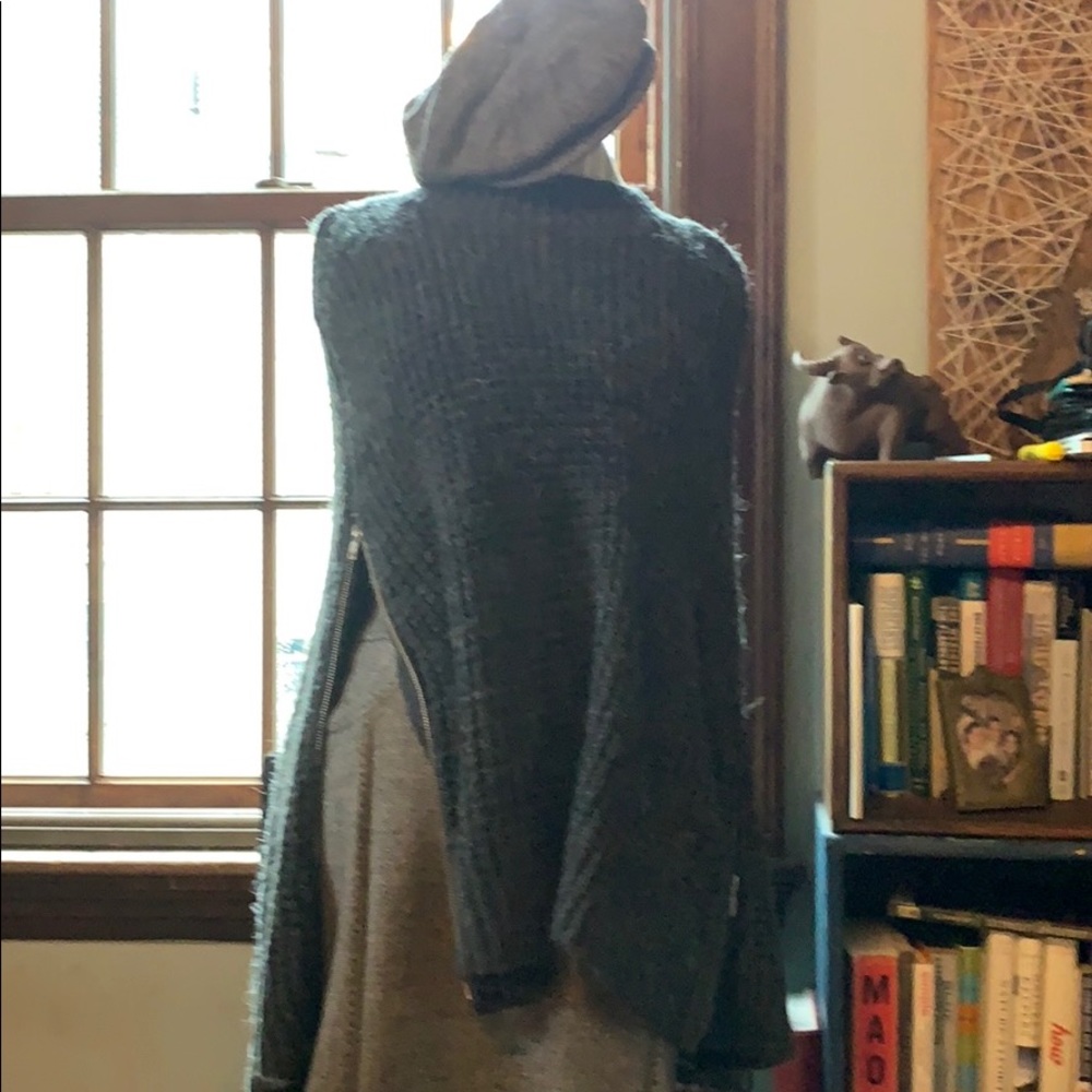 Cozy sweater cape
